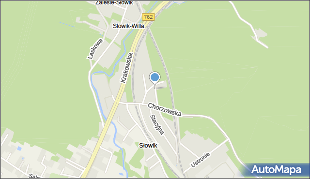 Kielce, Żrałka Antoniego, ks., mapa Kielc