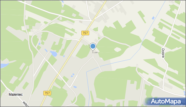 Staszów, Źródlana, mapa Staszów