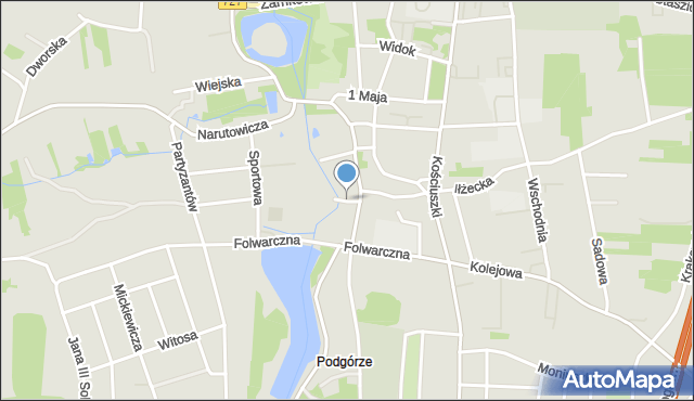 Szydłowiec, Źródlana, mapa Szydłowiec