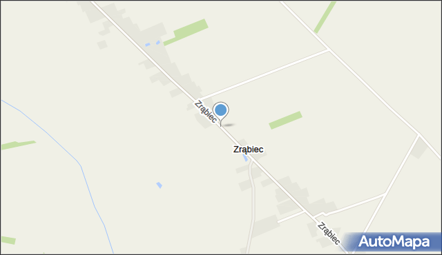 Zrąbiec, Zrąbiec, mapa Zrąbiec