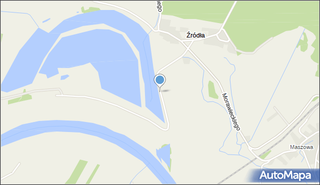 Źródła gmina Alwernia, Źródła, mapa Źródła gmina Alwernia