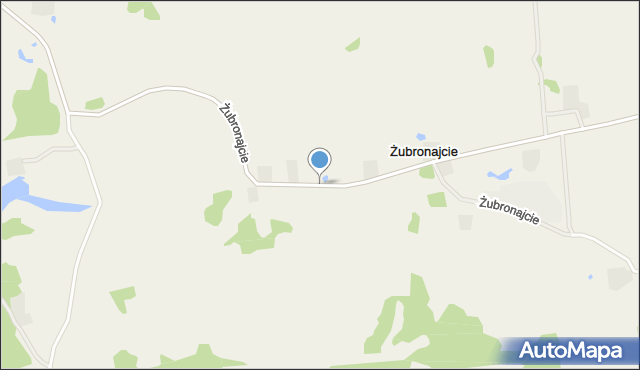 Żubronajcie, Żubronajcie, mapa Żubronajcie