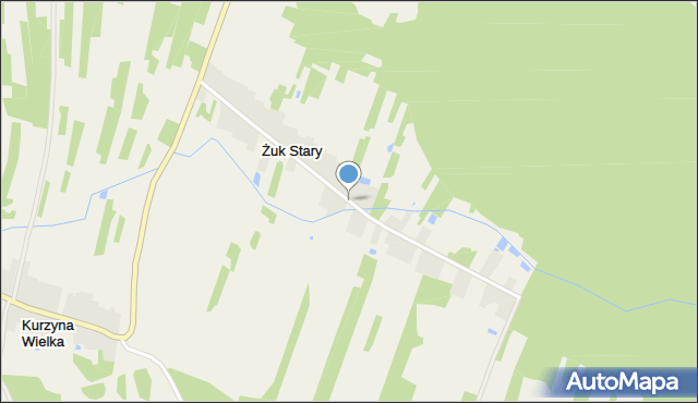 Żuk Stary, Żuk Stary, mapa Żuk Stary