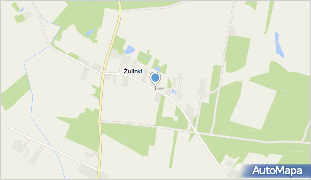 Żulinki, Żulinki, mapa Żulinki