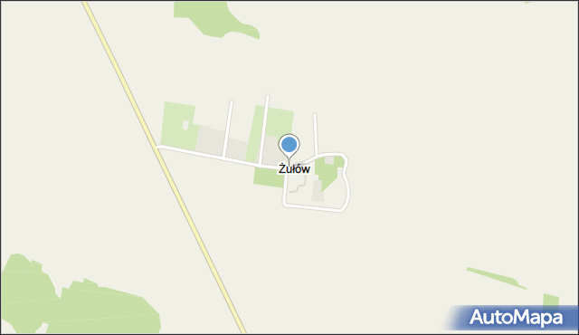 Żułów, Żułów, mapa Żułów