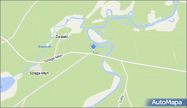 Żurawki, Żurawki, mapa Żurawki