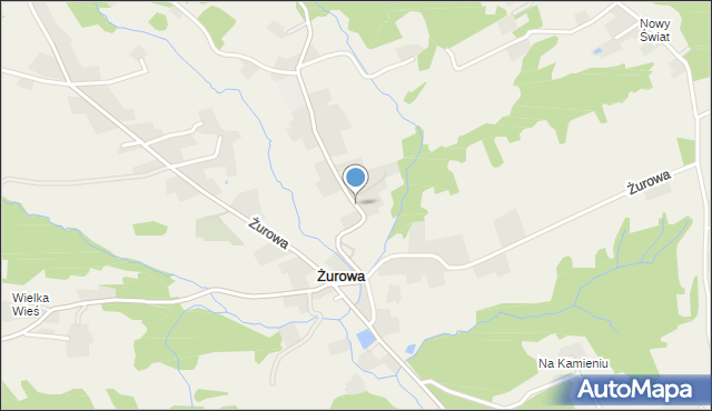 Żurowa, Żurowa, mapa Żurowa
