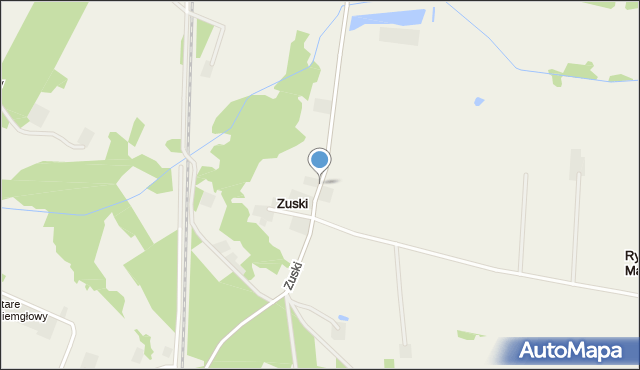 Zuski, Zuski, mapa Zuski