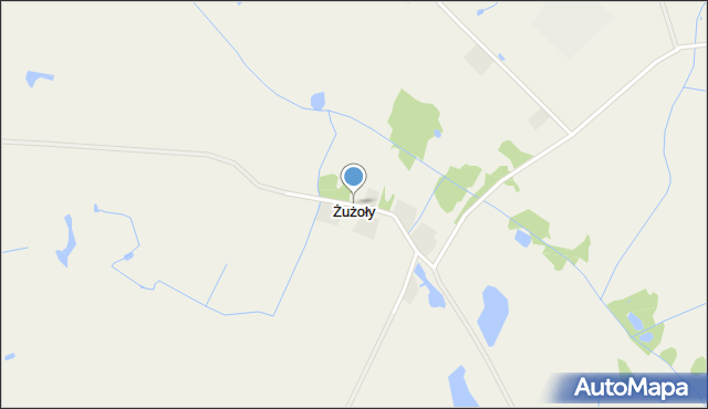 Żużoły, Żużoły, mapa Żużoły