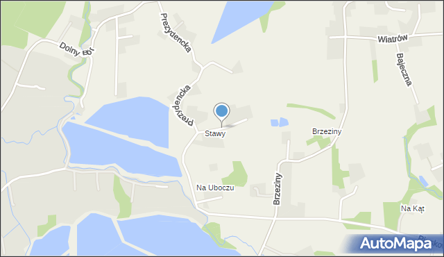 Kowale gmina Skoczów, Żwirowa, mapa Kowale gmina Skoczów