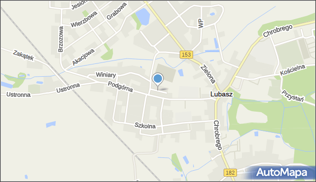 Lubasz powiat czarnkowsko-trzcianecki, Żwirowa, mapa Lubasz powiat czarnkowsko-trzcianecki