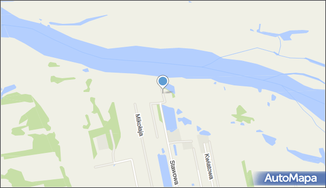 Słopsk, Żwirowa, mapa Słopsk