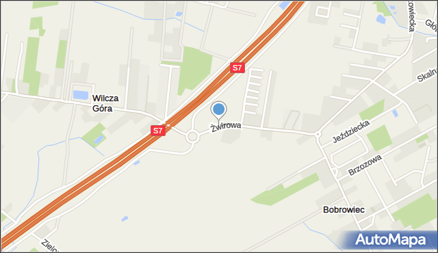 Władysławów gmina Lesznowola, Żwirowa, mapa Władysławów gmina Lesznowola