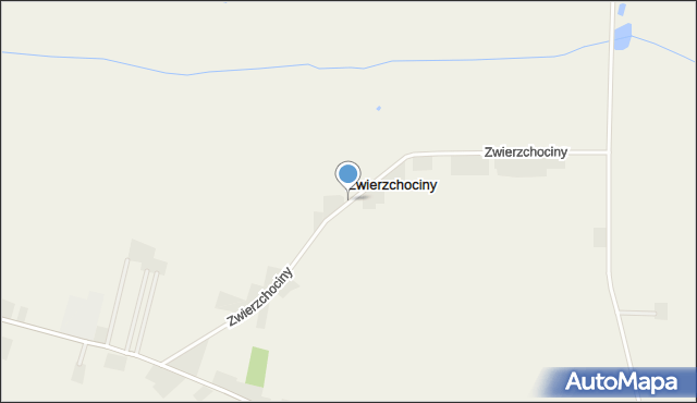 Zwierzchociny, Zwierzchociny, mapa Zwierzchociny