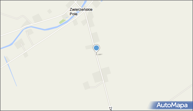 Zwierzeńskie Pole, Zwierzeńskie Pole, mapa Zwierzeńskie Pole