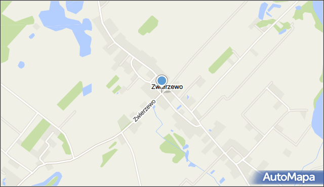 Zwierzewo, Zwierzewo, mapa Zwierzewo