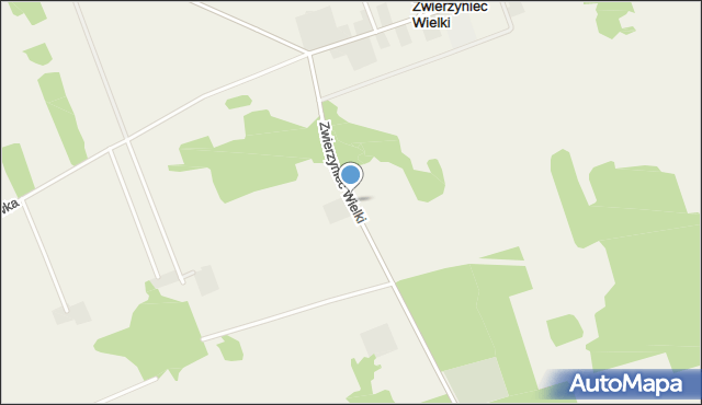 Zwierzyniec Wielki, Zwierzyniec Wielki, mapa Zwierzyniec Wielki