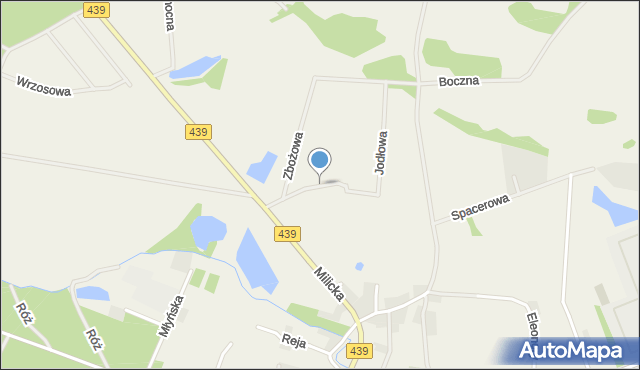 Goszcz, Żytnia, mapa Goszcz