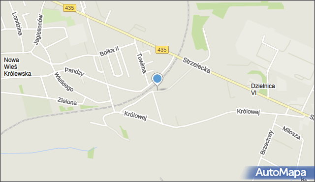 Opole, Zygmunta Starego, mapa Opola