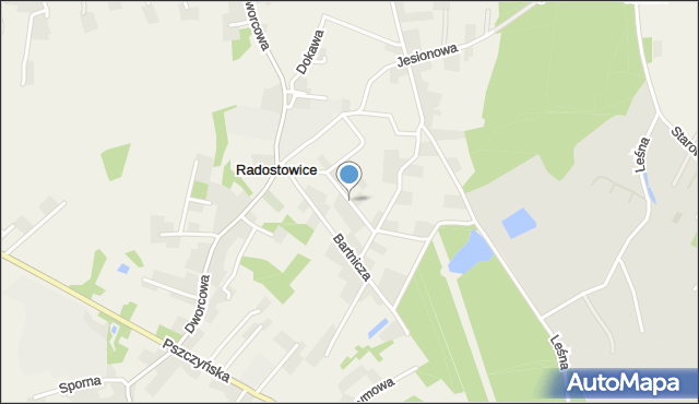 Radostowice, Żydka, ks., mapa Radostowice