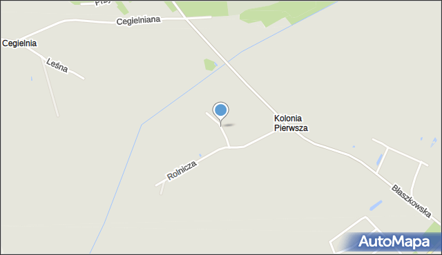 Złoczew, Żytnia, mapa Złoczew