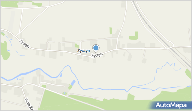 Życzyn, Życzyn, mapa Życzyn