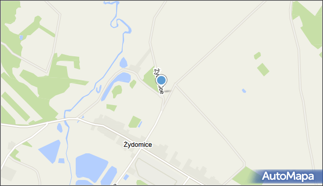 Żydomice, Żydomice, mapa Żydomice