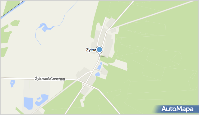 Żytowań, Żytowań, mapa Żytowań