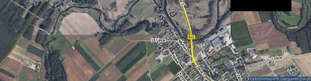 Zdjęcie satelitarne 10 Lipca ul.