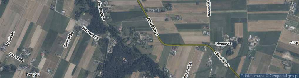 Zdjęcie satelitarne 11 Listopada ul.