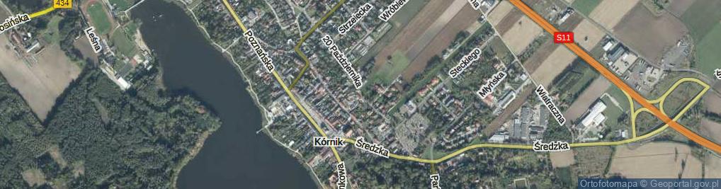 Zdjęcie satelitarne 20 Października ul.