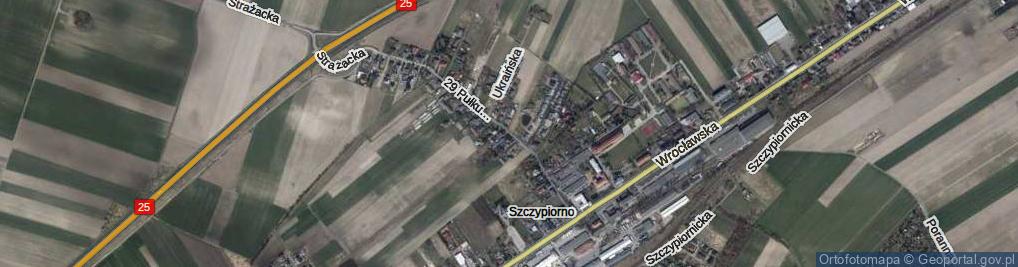 Zdjęcie satelitarne 29 Pułku Piechoty ul.
