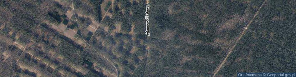 Zdjęcie satelitarne Adamowo-Zastawa ul.