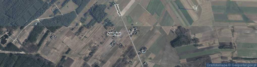 Zdjęcie satelitarne Adampol ul.