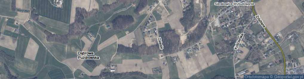 Zdjęcie satelitarne Akacjowa ul.