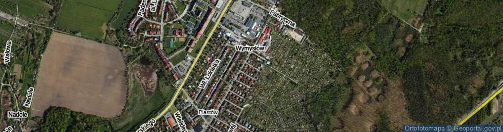 Zdjęcie satelitarne Akacjowa ul.