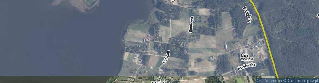 Zdjęcie satelitarne Akacjowa ul.