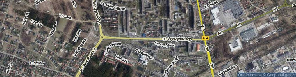 Zdjęcie satelitarne Aleja Wyszyńskiego Stefana, ks. kard. al.