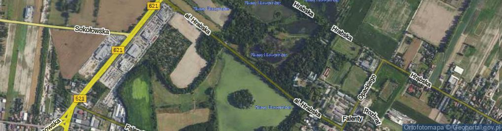 Zdjęcie satelitarne Aleja Hrabska al.