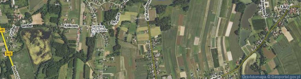 Zdjęcie satelitarne Aleja Kasztanowa al.