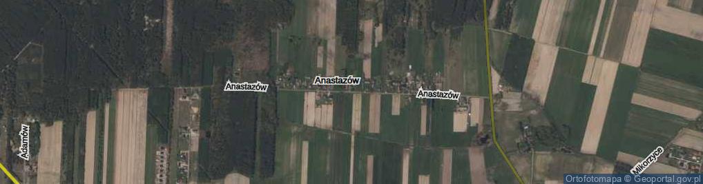 Zdjęcie satelitarne Anastazów ul.