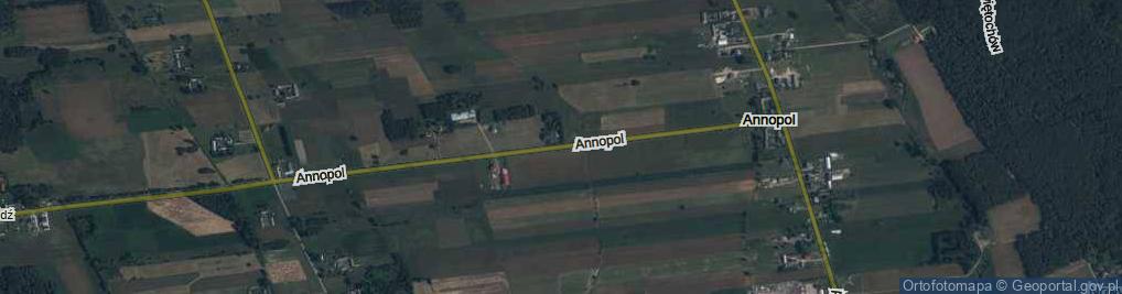 Zdjęcie satelitarne Annopol ul.