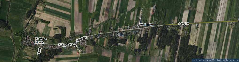 Zdjęcie satelitarne Antonów ul.