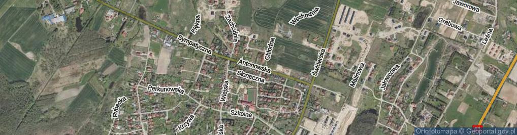 Zdjęcie satelitarne Antonowska ul.