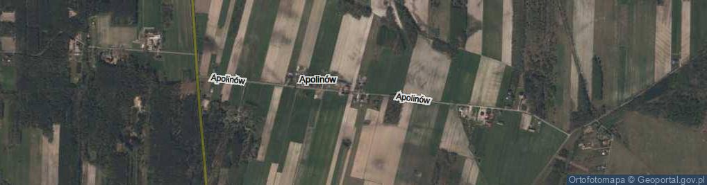 Zdjęcie satelitarne Apolinów ul.
