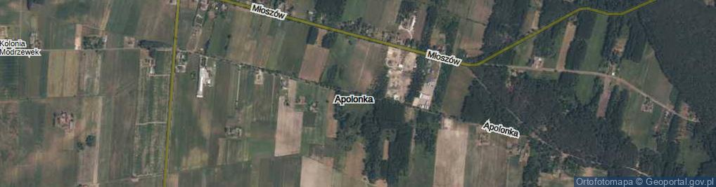 Zdjęcie satelitarne Apolonka ul.