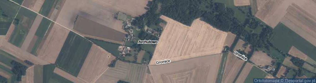 Zdjęcie satelitarne Archutowo ul.
