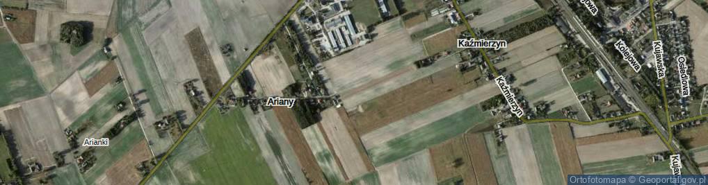 Zdjęcie satelitarne Ariany ul.