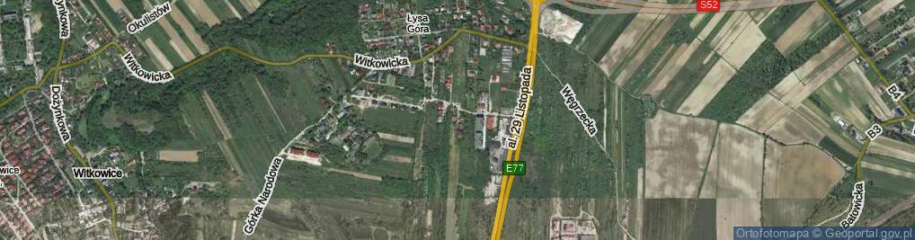Zdjęcie satelitarne Arsenał ul.