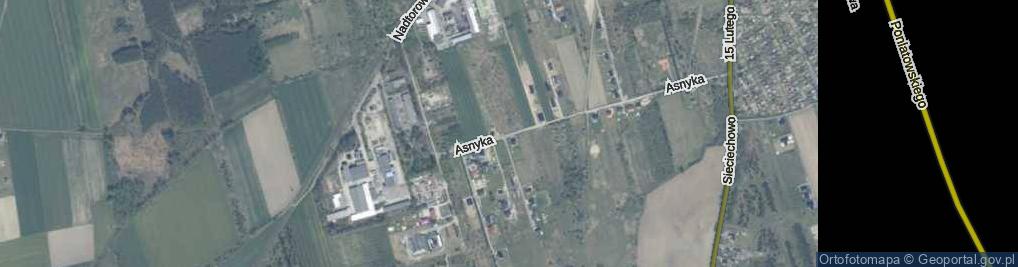 Zdjęcie satelitarne Asnyka Adama ul.